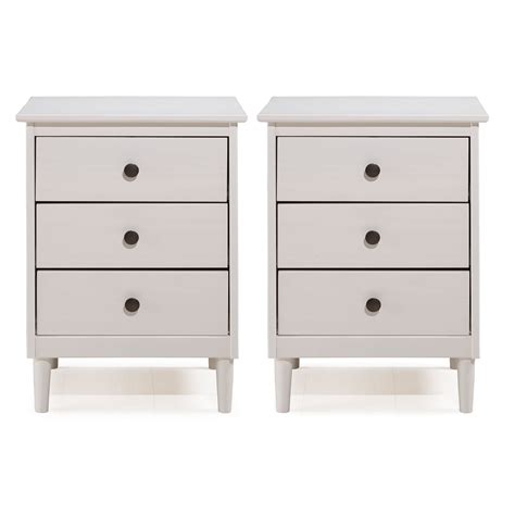 Pricing Set Of 2 White Nightstands